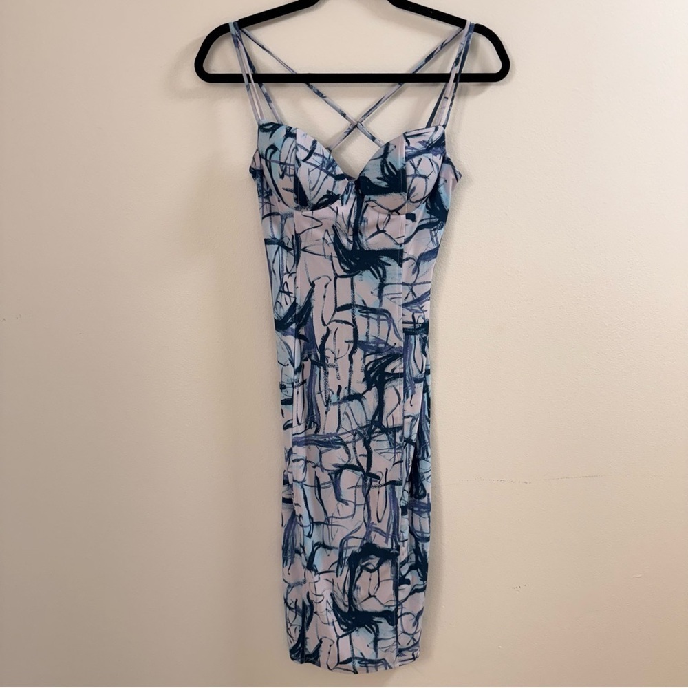 Open Edit Stretch Sheath Dress NWT - Picture 2 of 5